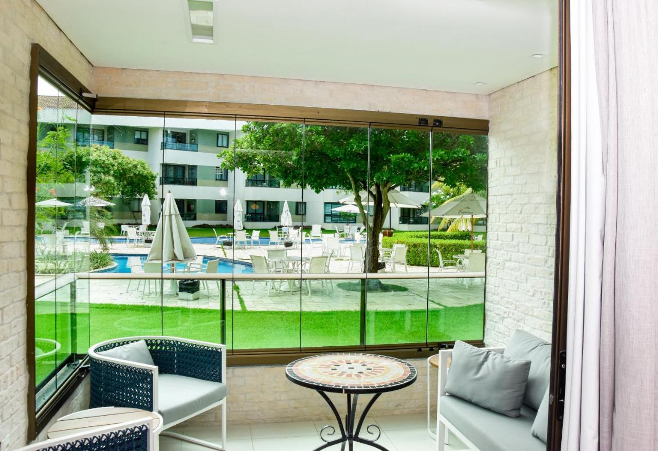 Luxo A Beira-Mar - Flats No Carneiros Beach Resort ปรายา ดอส การ์เนย์รอส ภายนอก รูปภาพ