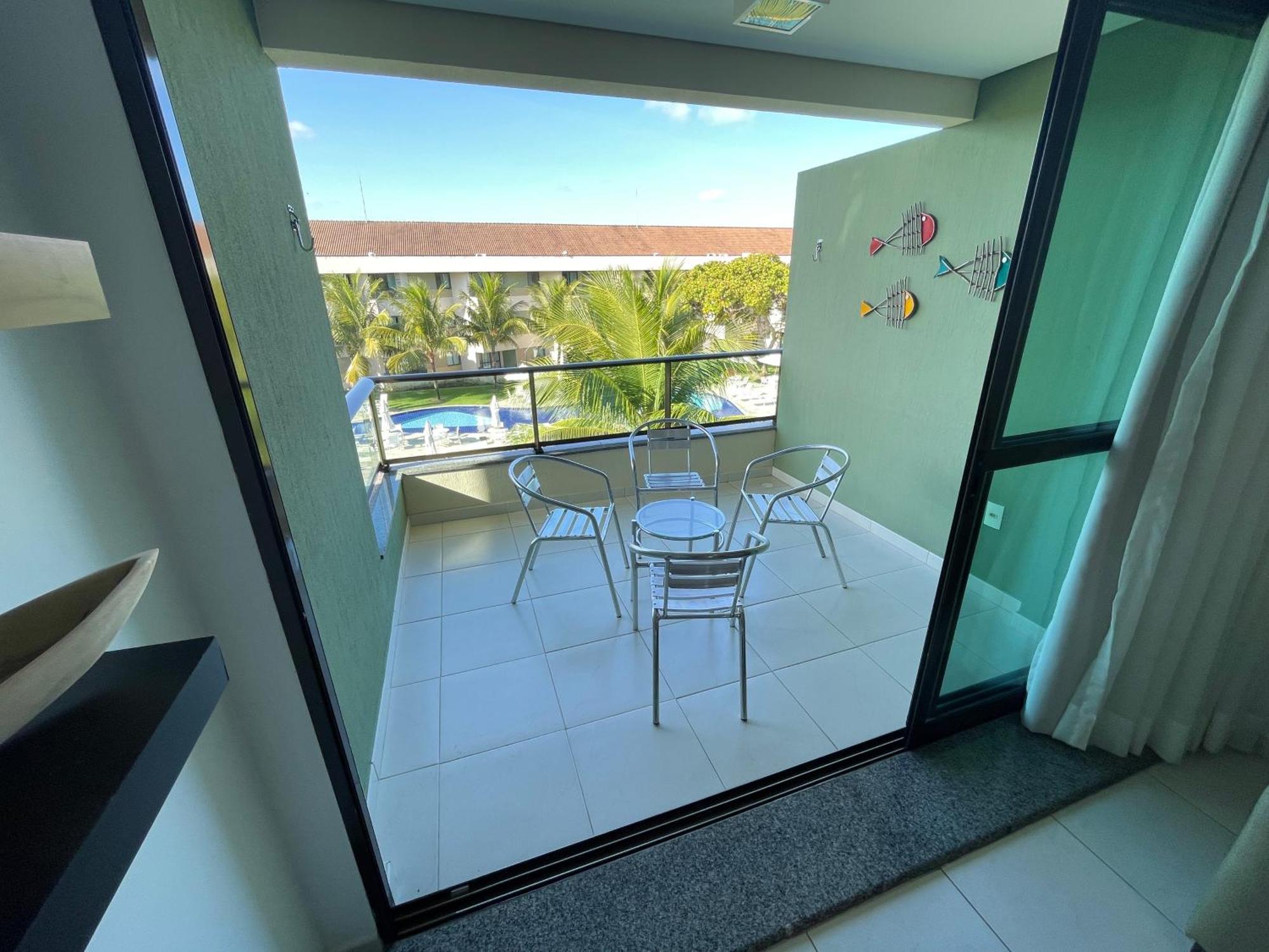 Luxo A Beira-Mar - Flats No Carneiros Beach Resort ปรายา ดอส การ์เนย์รอส ห้อง รูปภาพ